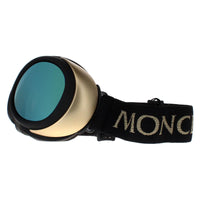 Moncler Ski Goggles ML0130 05L Black Roviex Mirror