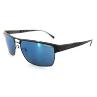 Police Sunglasses 8642 K56B Black Blue Mirror