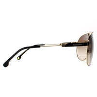 Carrera Sunglasses Panamerika65 2M2 HA Black Gold Brown Gradient