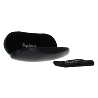 Pepe Jeans medium black hard Sunglasses Case with cleaning cloth
