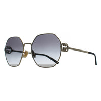 Gucci Sunglasses GG2046S 001 Gold Grey