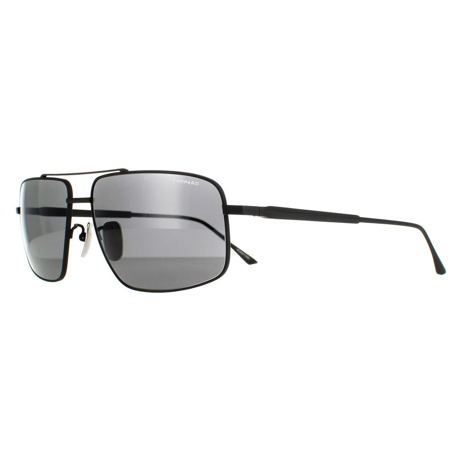 Chopard Sunglasses SCHF21M 531P Semi Matte Black Smoke Polarised