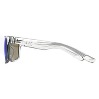 Nike Sunglasses Cruiser MI EV0834 914 Crystal Clear Frozen Blue Mirror