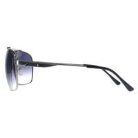 Police Sunglasses S8401N 0E70 Silver Blue Gradient