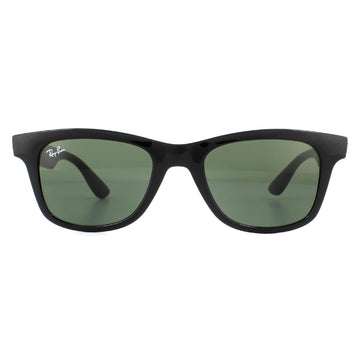 Ray-Ban Sunglasses RB4640 601/31 Shiny Black Green G-15