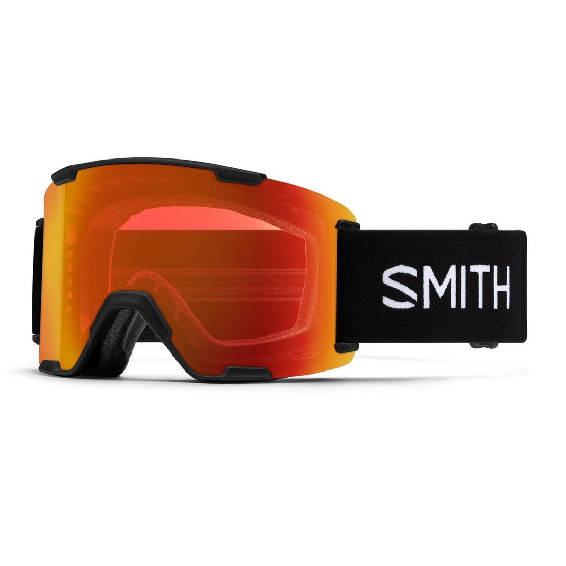 Smith Ski Goggles Stash XL 2QJ MP Black ChromaPop Everyday Red Mirror & Storm Yellow Flash