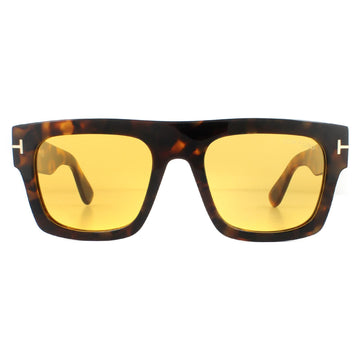 Tom Ford Sunglasses Fausto FT0711 56E Havana Yellow