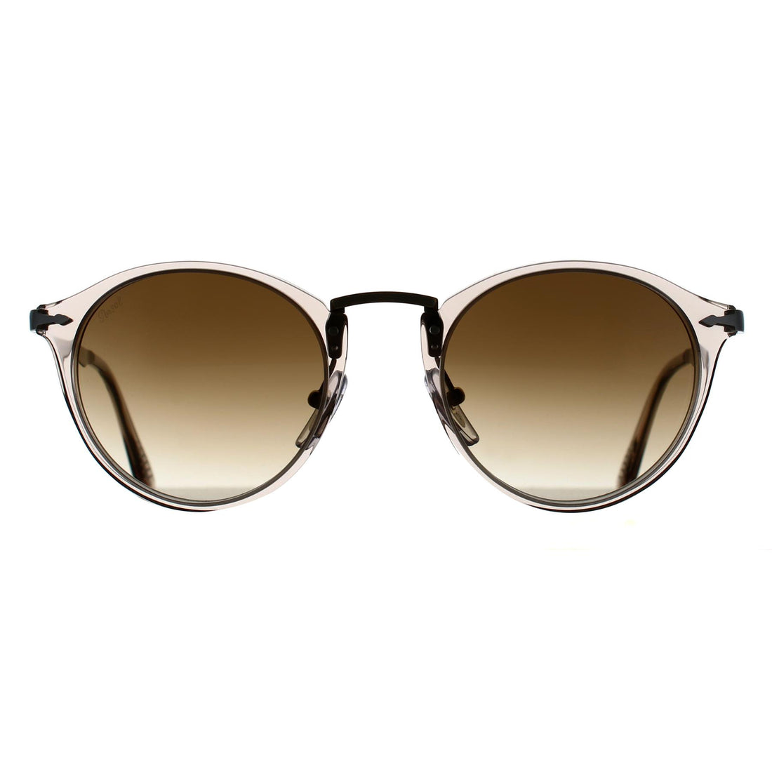 Persol Sunglasses PO3166S 124051 Transparent Brown Grey Clear Gradient Brown