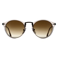 Persol Sunglasses PO3166S 124051 Transparent Brown Grey Clear Gradient Brown