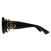 Gucci Sunglasses GG1975S 001 Shiny Black Red Gradient