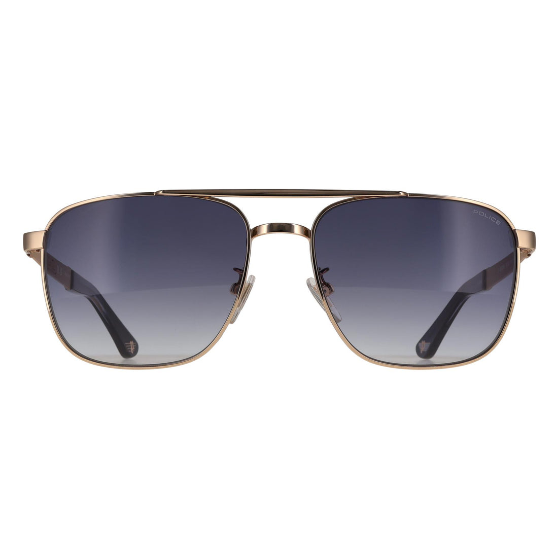 Police Sunglasses SPL890M Origins 3 0300 Shiny Rose Gold Blue Gradient