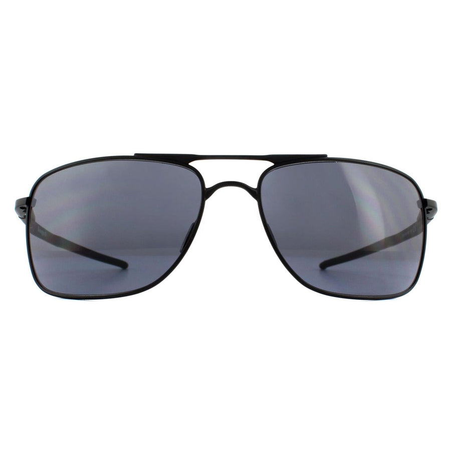 Oakley Gauge 8 oo4124 Sunglasses Matte Black Grey 57