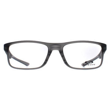 Oakley Glasses Frames OX8081 Plank 2.0 8081-17 Satin Grey Smoke Men