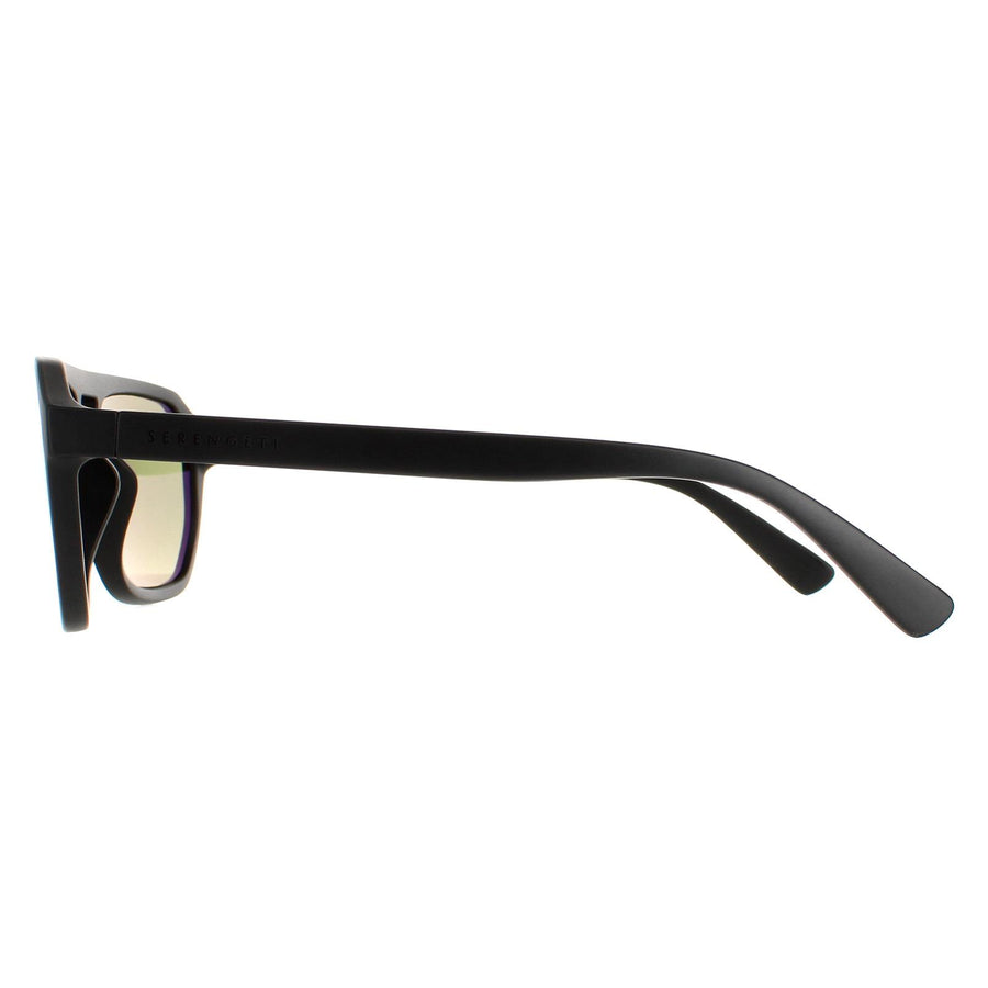 Serengeti Sunglasses Bellemon SS534001 Matte Black Saturn 555nm