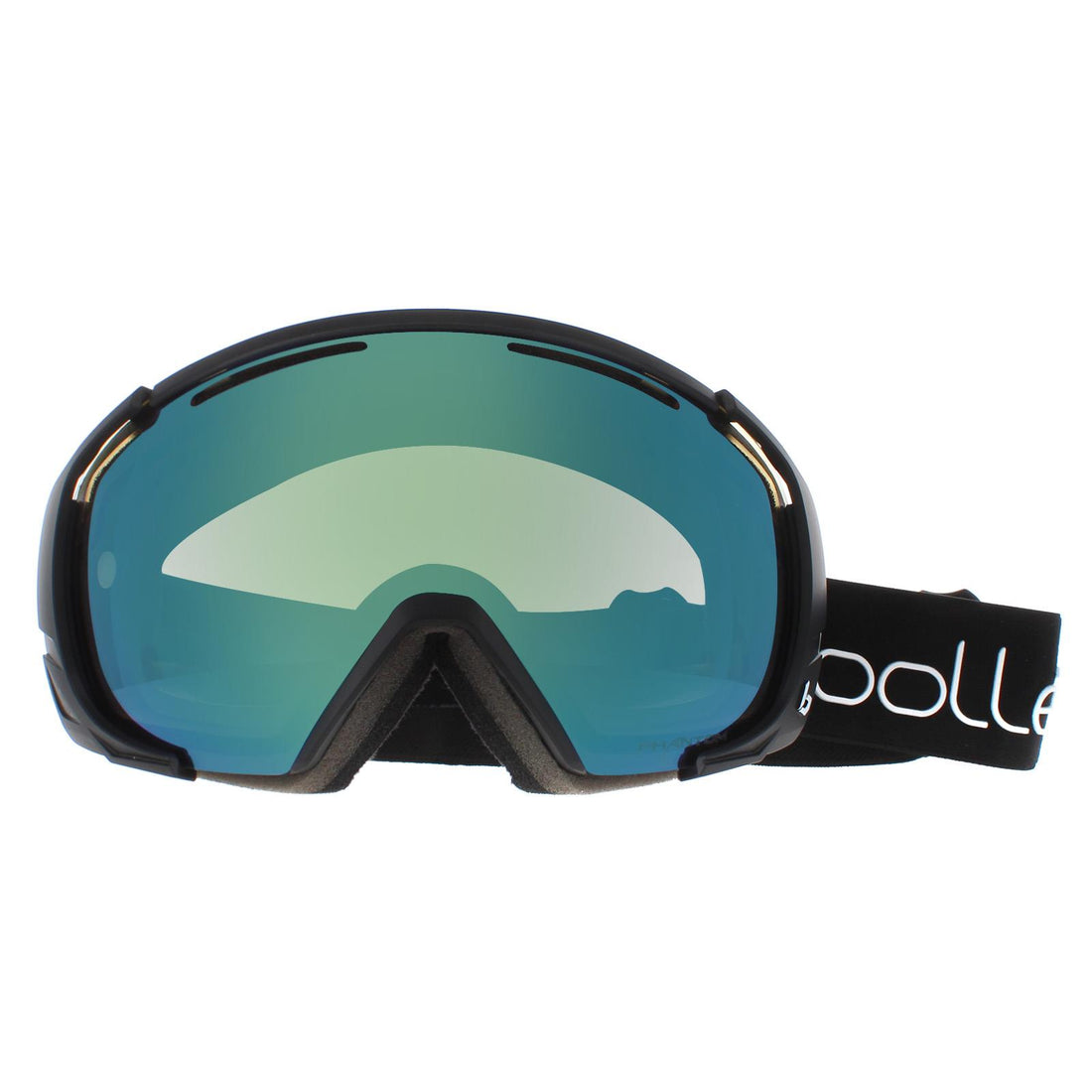 Bolle SUPREME OTG - Gafas de esquí fotocromáticas black corp matte/phantom  green emerald