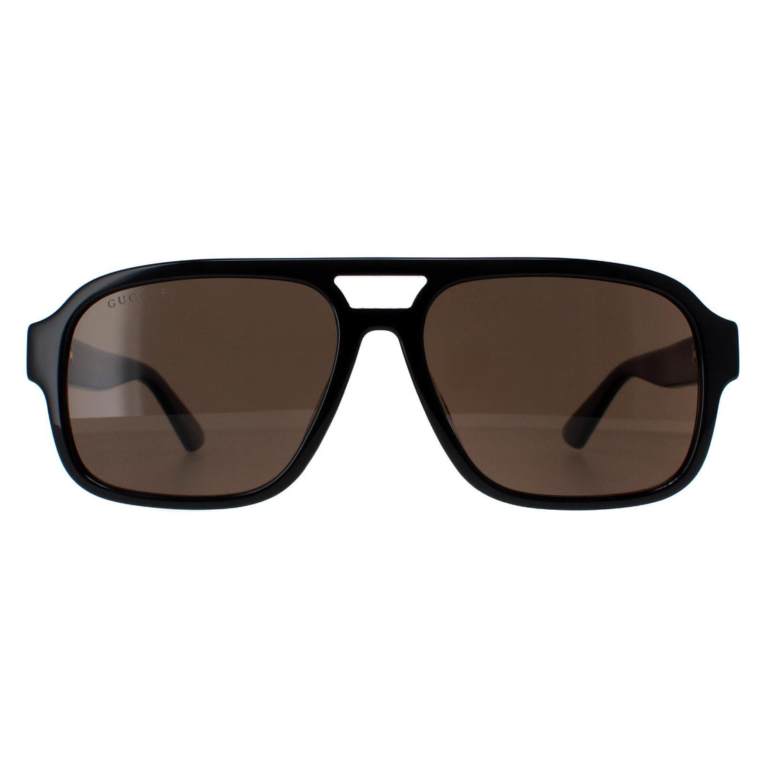 Women's Black Lens Brown Butterfly Sunglasses