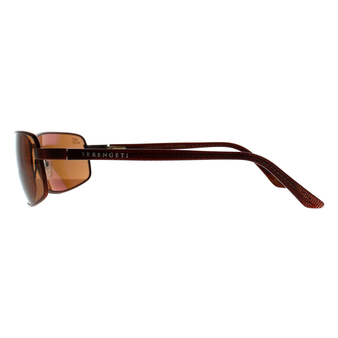 Serengeti Sunglasses Carini 7043 Satin Rust Drivers Polarized Photochromic