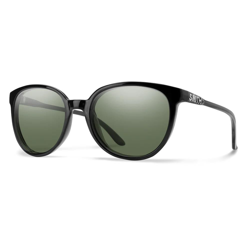 Smith Sunglasses Cheetah 807 L7 Black ChromaPop Polarized Grey Green