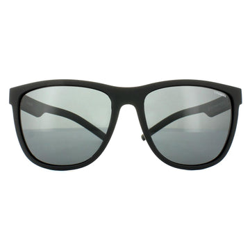 Polaroid Sport Sunglasses PLD 6014/S YYV Y2 Rubber Black Grey Polarized