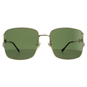 Gucci Sunglasses GG1018SK 002 Gold Green
