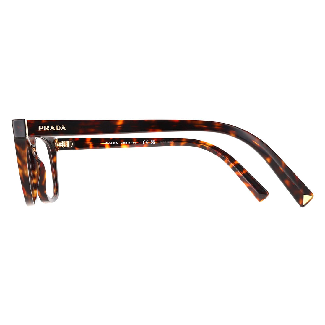 Prada Glasses Frames PR15ZV 17N1O1 Root Tortoise Women