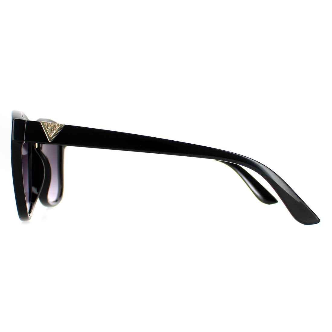 Guess Sunglasses GF0327 01B Shiny Black Smoke Gradient