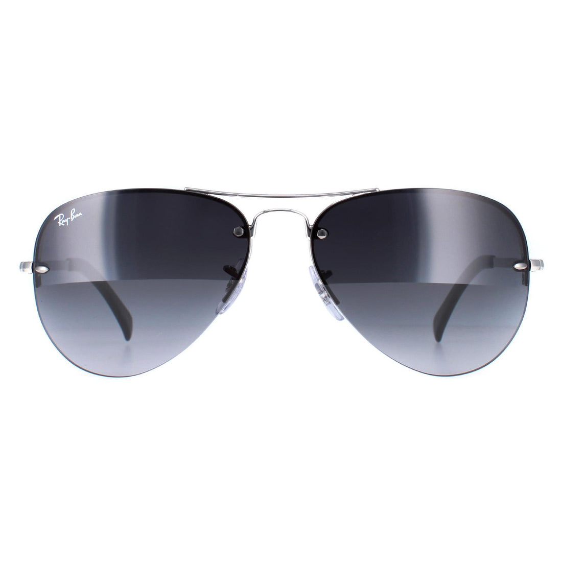 Ray-Ban RB3449 Sunglasses Silver Grey Gradient