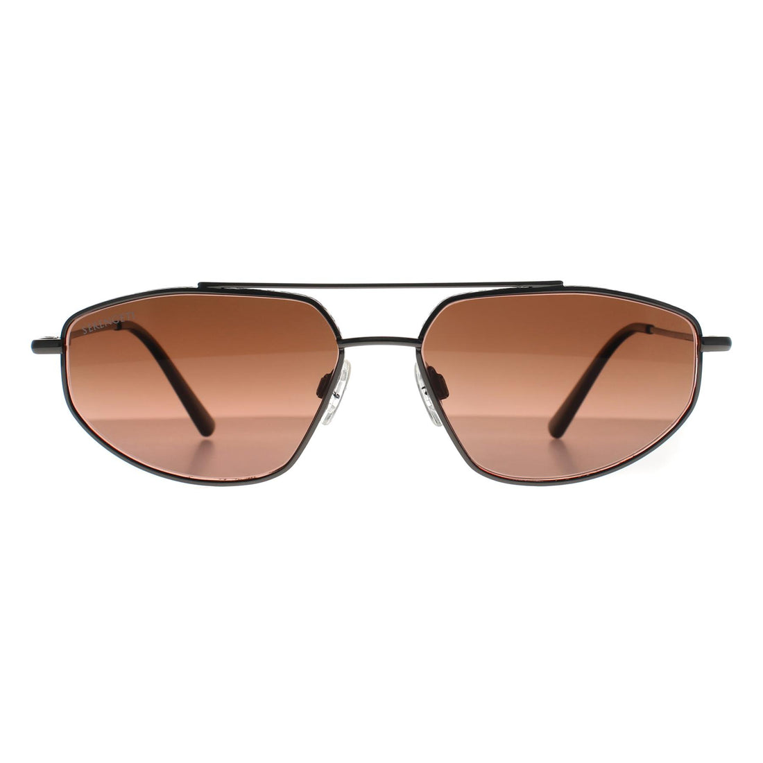 Serengeti Sunglasses Marlon SS539004 Shiny Dark Gunmetal Mineral Polarized Drivers Gradient