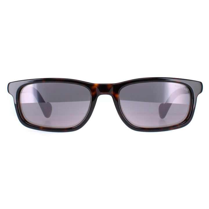 Moncler Sunglasses ML0116 52C Dark Havana Smoke Mirror