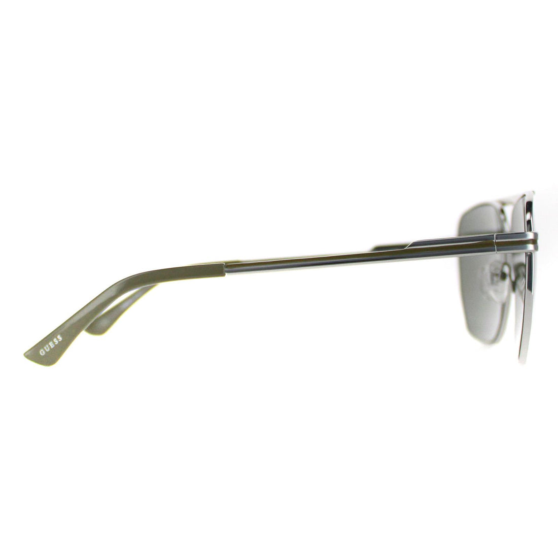Guess Sunglasses GF0230 10N Shiny Light Nickeltin Green