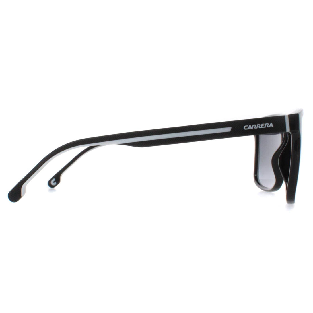Carrera Sunglasses 8064/S 80S 9O Black and White Dark Grey Gradient