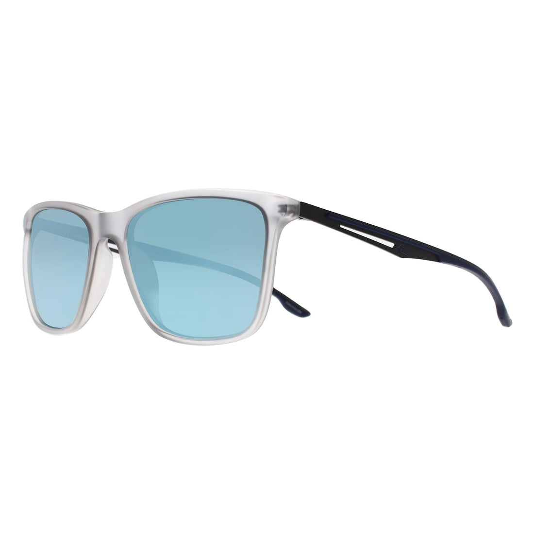 Quiksilver Sunglasses QS4009 MCLR Matte Clear Blue Mirrored