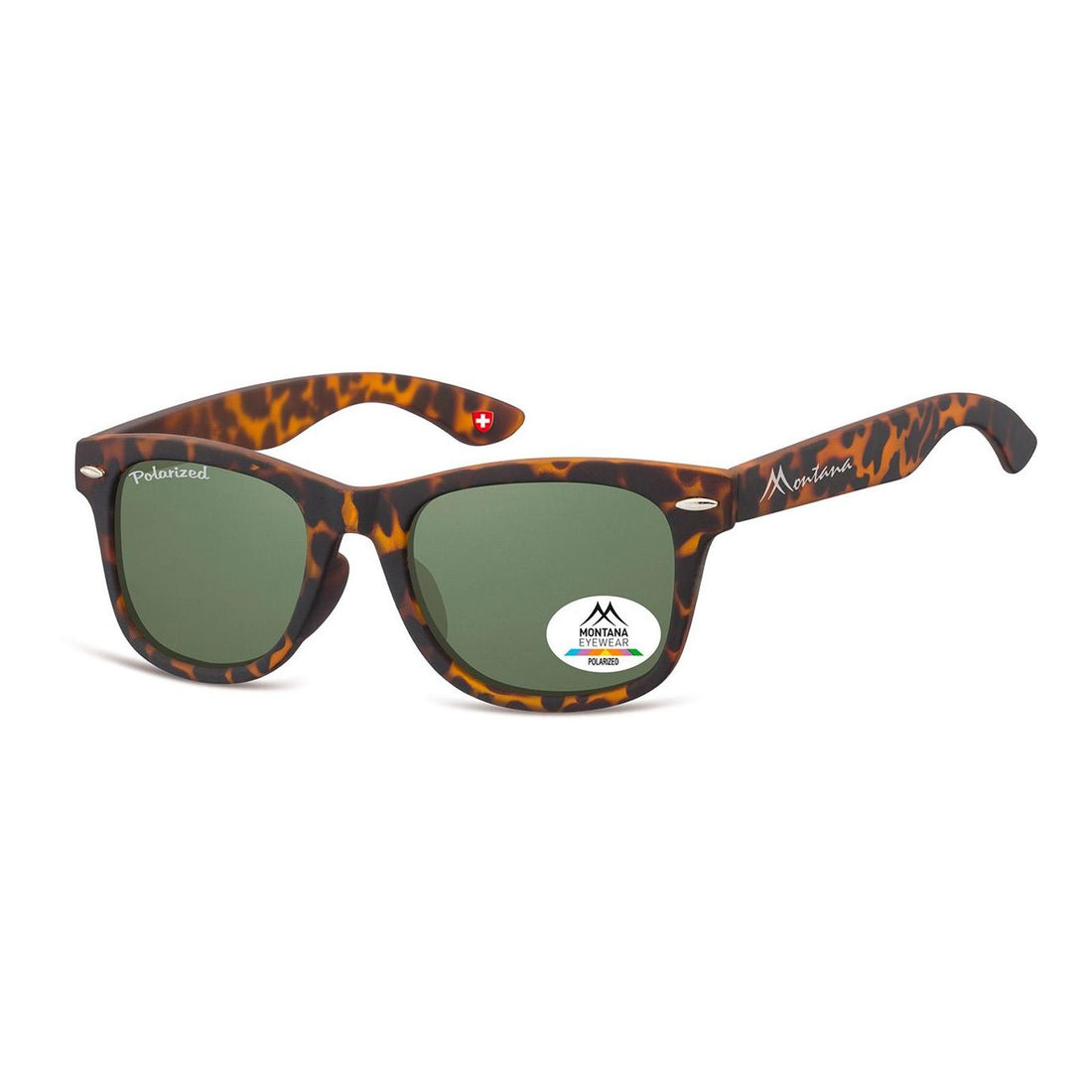 Montana Sunglasses 967 G Tortoise Green Polarized