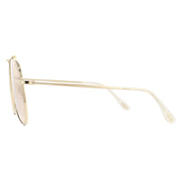 Tom Ford Sunglasses Connor FT0557 28Y Shiny Rose Gold Light Brown