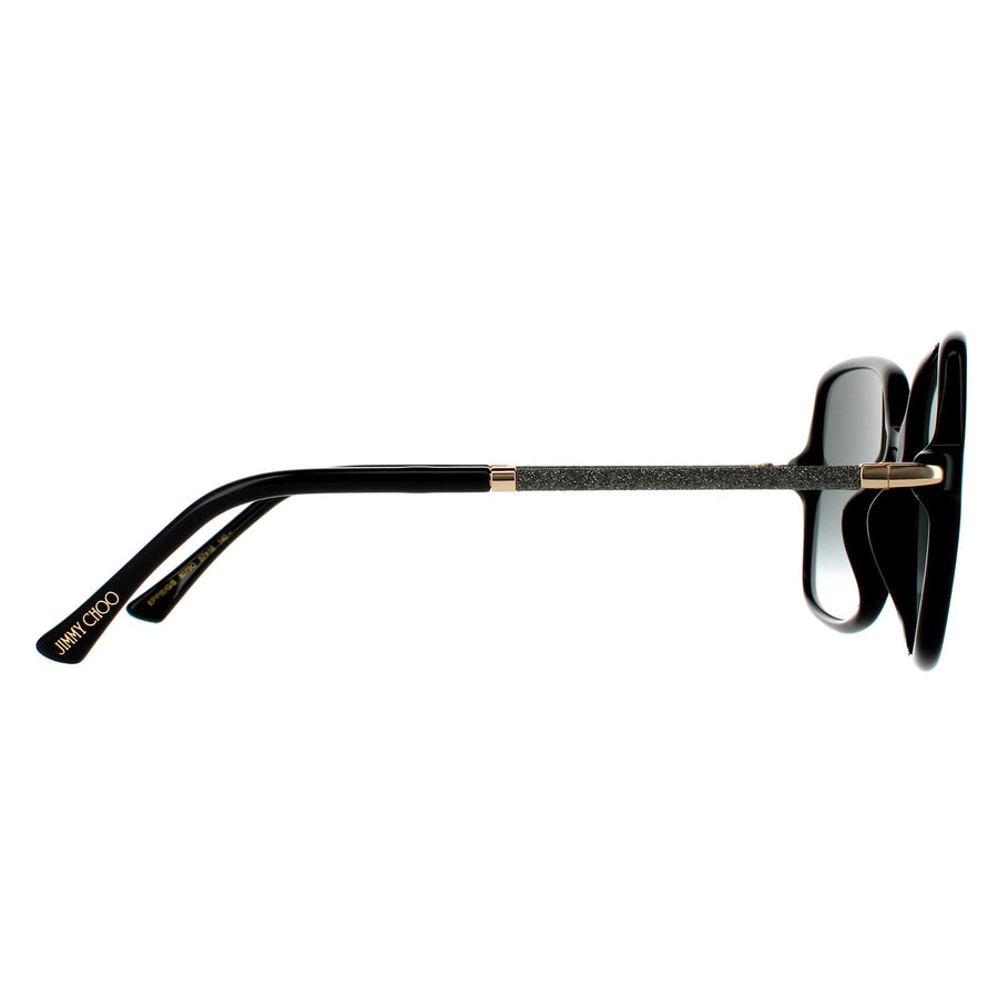 Jimmy Choo Sunglasses EPPIE/G/S 807 9O Black Dark Grey Gradient