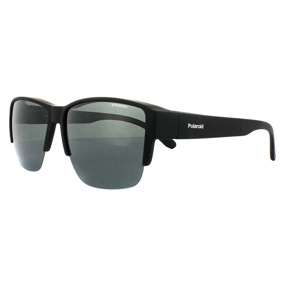 Polaroid Suncovers Fit Over Glasses Sunglasses PLD 9006/S DL5 Y2 Matt Black Grey Polarized