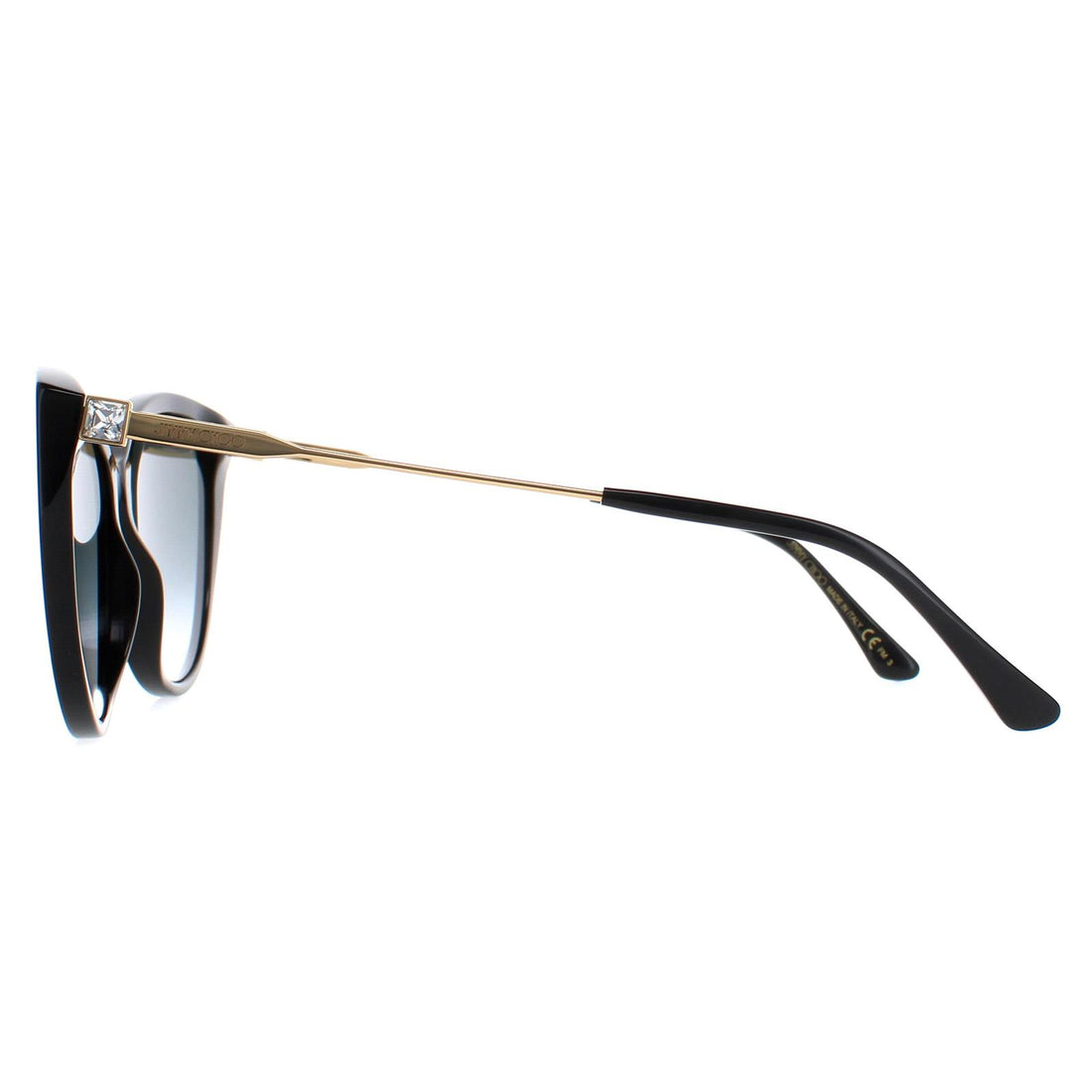 Jimmy Choo Sunglasses RYM/S 807 9O Black Dark Grey Gradient
