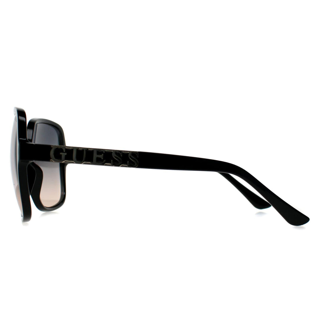 Guess Sunglasses GF6203 01W Shiny Black Blue Pink Gradient