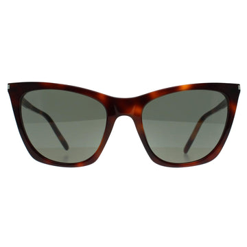 Saint Laurent Sunglasses SL 214 Kate Thin 003 Havana Grey