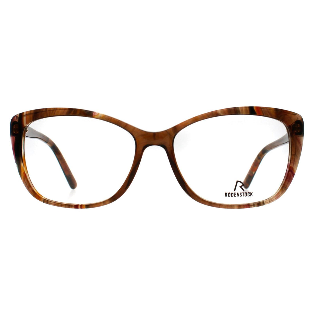 Rodenstock Glasses Frames R5333 D Brown Structured Women
