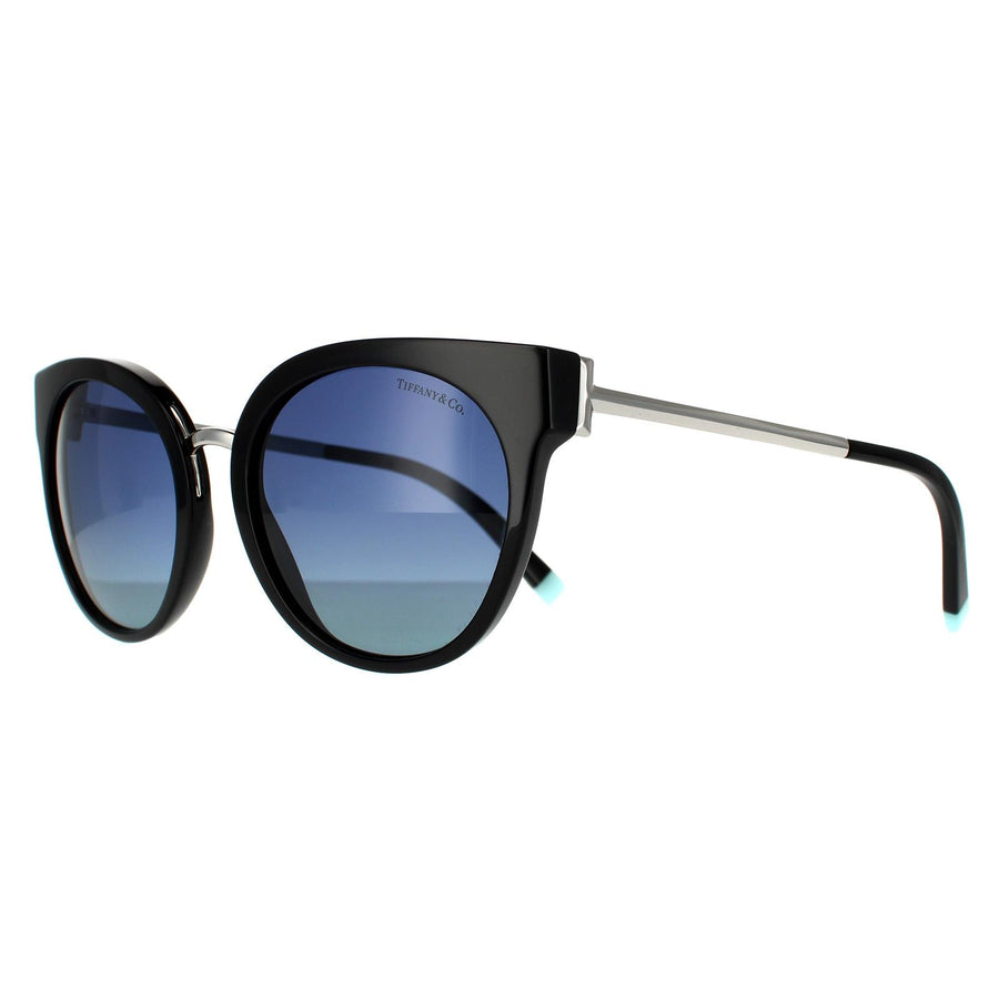 Tiffany Sunglasses TF4168 80014U Black Blue Gradient Polarized