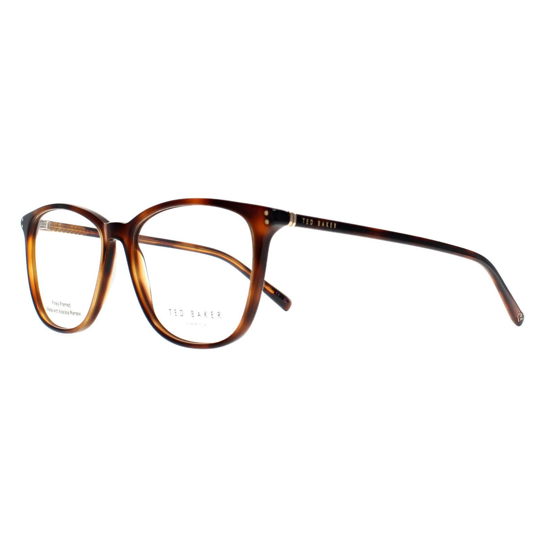 Ted Baker Glasses Frames TB9237 Karina 123 Honey Tortoise Women