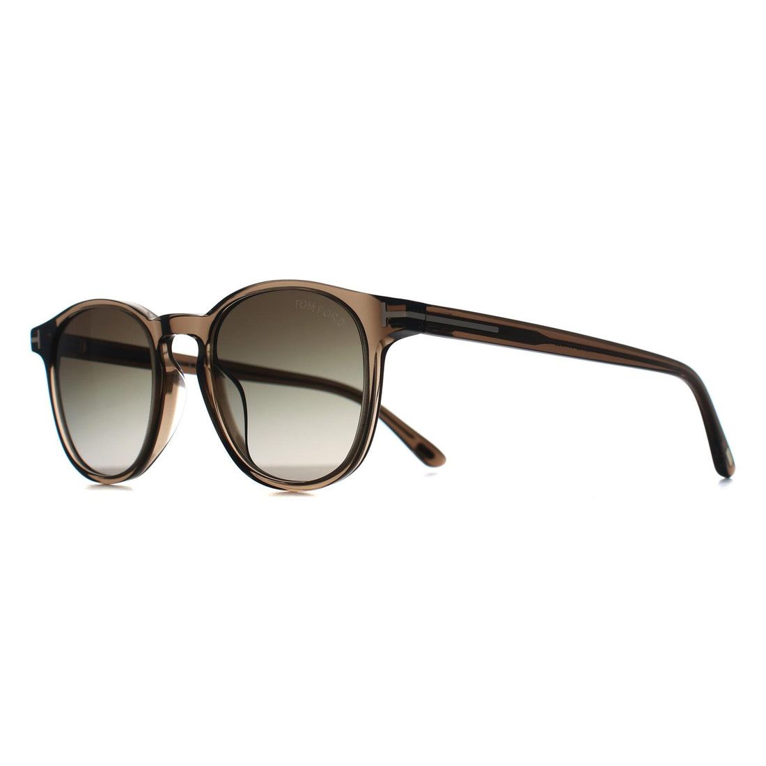 Tom Ford Sunglasses Holt-02 FT1302 45B Shiny Light Brown Brown Gradient