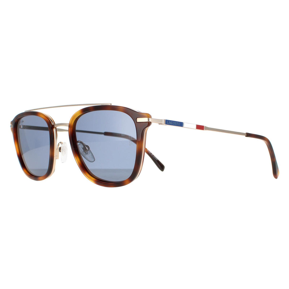 Lacoste Sunglasses L608SND 710 Gold Havana Blue
