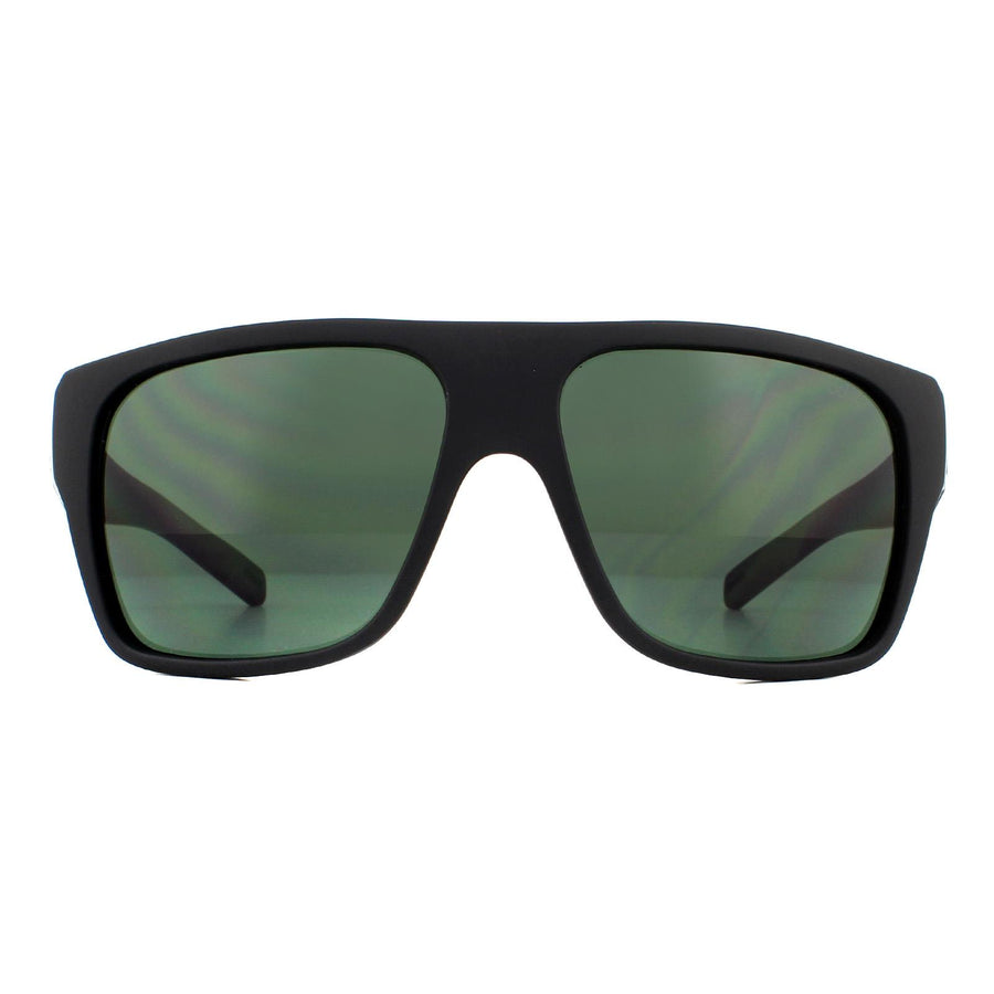 Bolle Falco Sunglasses Shiny Black Axis Grey Green