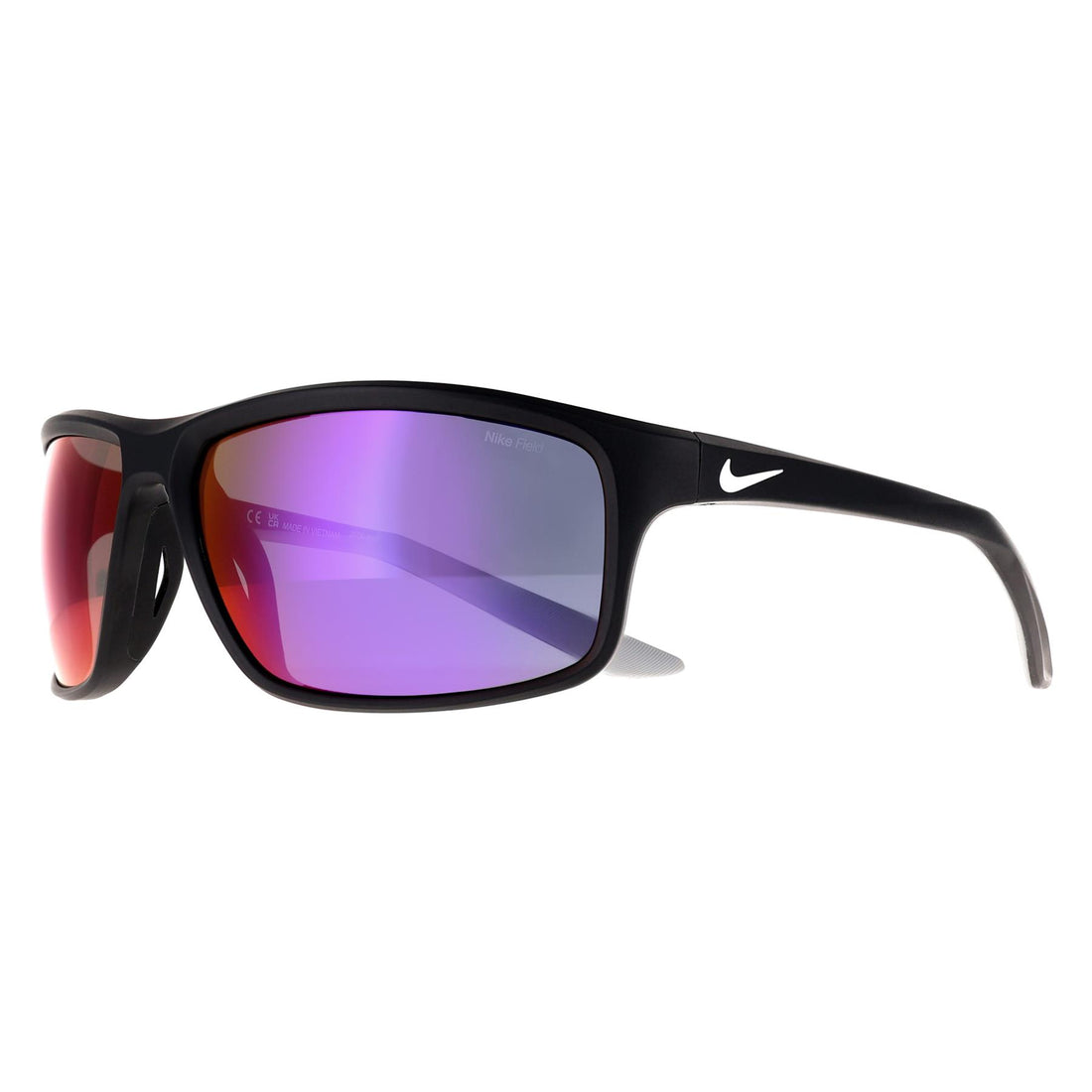Nike Sunglasses Adrenaline 22 E N IU4704X 010 Matte Black Field Tint Red Mirror