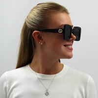 Gucci Sunglasses GG0780S 005 Black Grey