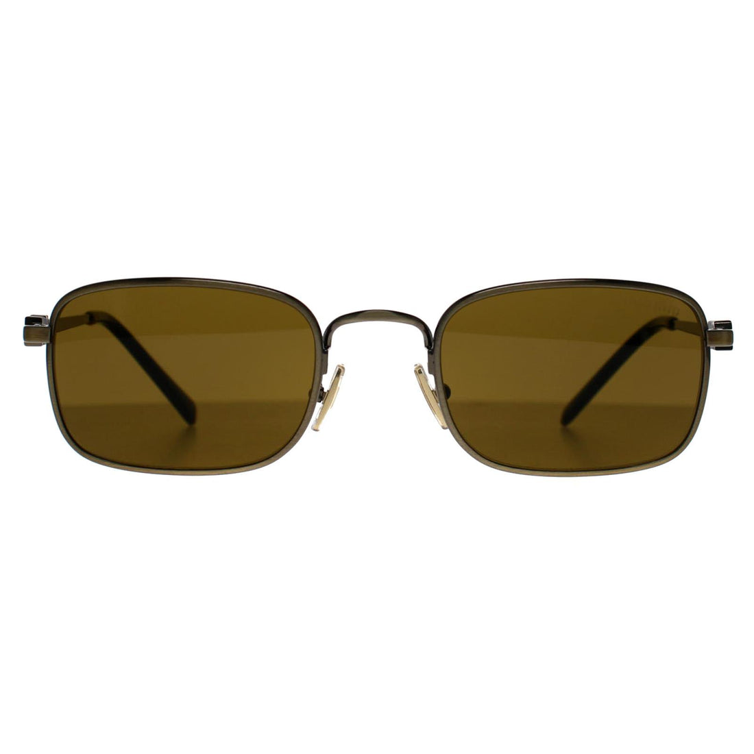 Miu Miu Sunglasses MU53AS 25C09Z Old Gold Dark Brown