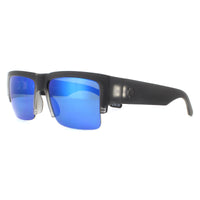 Spy Sunglasses Cyrus 50/50 6700000000060 Matte Black Ice HD Plus Grey Green With Dark Blue Spectra Mirror