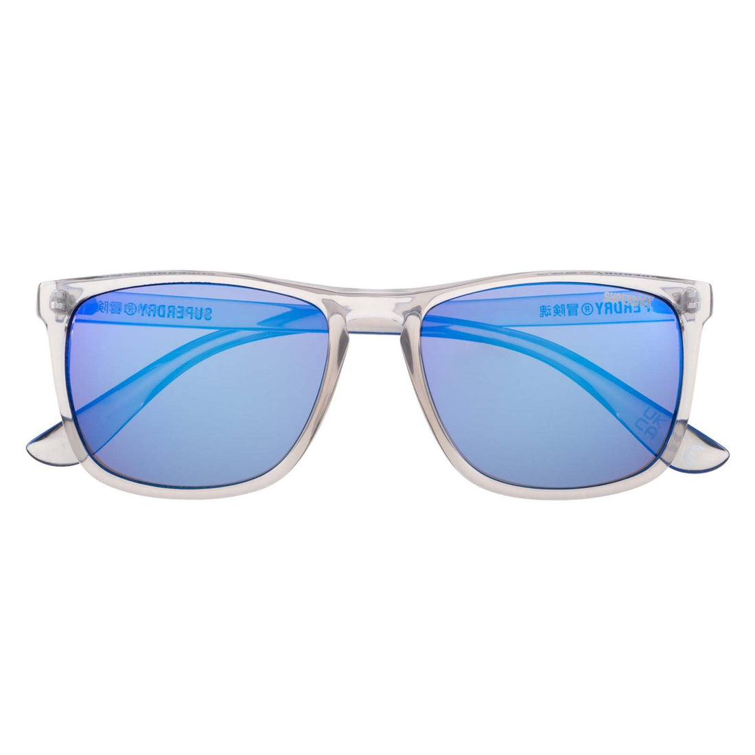 Superdry Sunglasses SDS Shockwave 153 Clear Blue Mirror